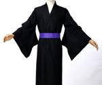 Nagajuban noir en polyester pour homme