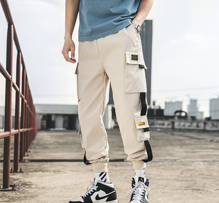 Pantalon Streetwear Beige