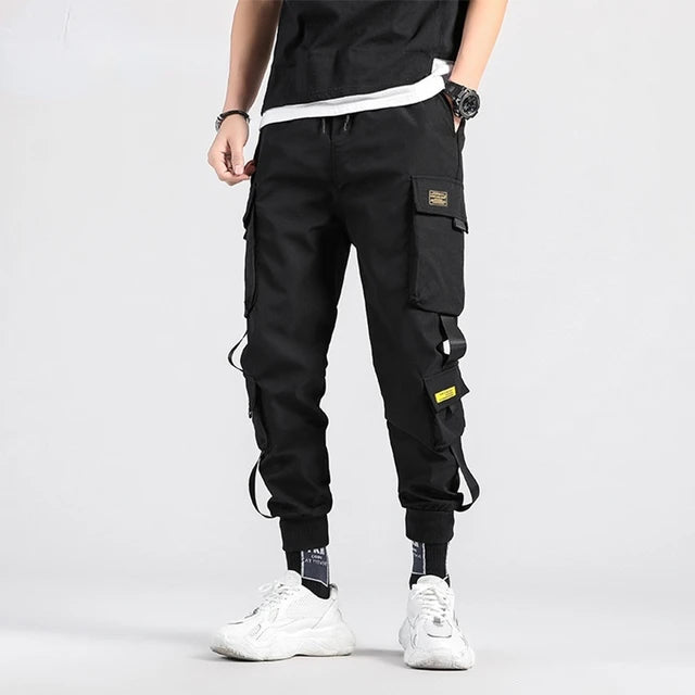 Pantalon streetwear noir