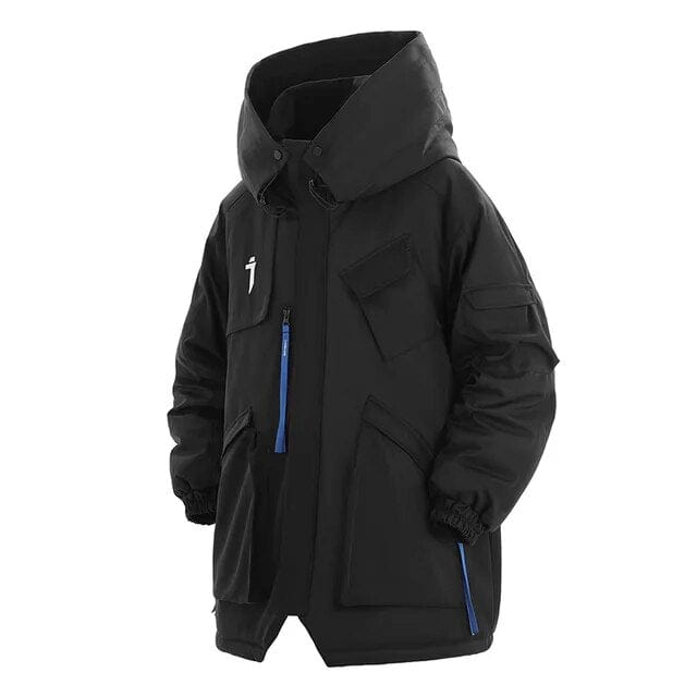 M / Noir Parka Techwear