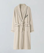 Peignoir kimono homme beige