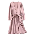 Peignoir kimono femme rose