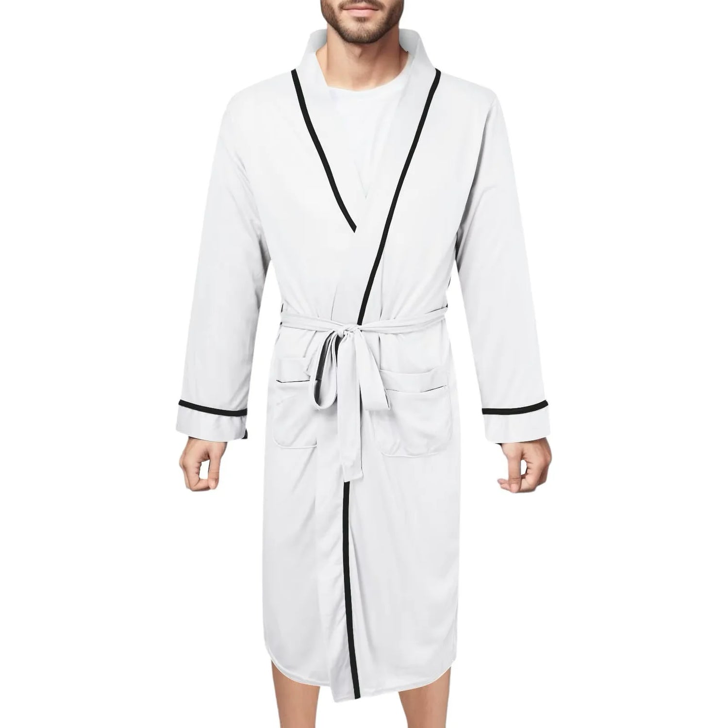 Peignoir kimono homme blanc