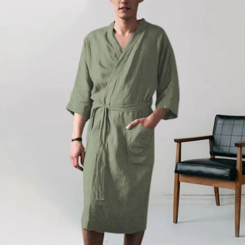 Peignoir kimono homme classique