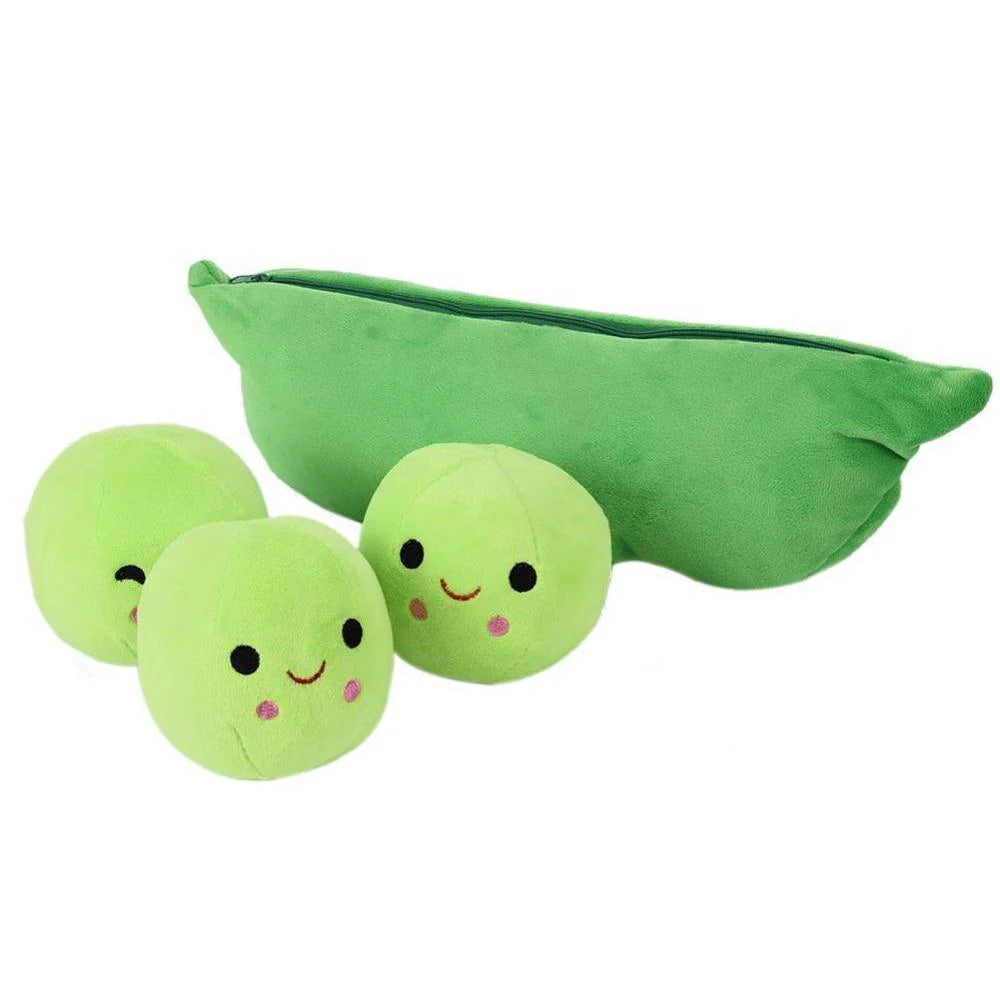 Peluche kawaii petits pois