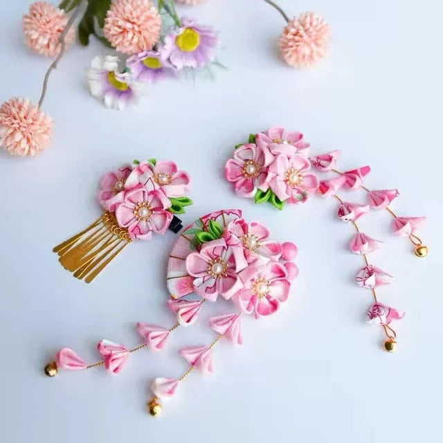 Rose Pince à cheveux japonaise