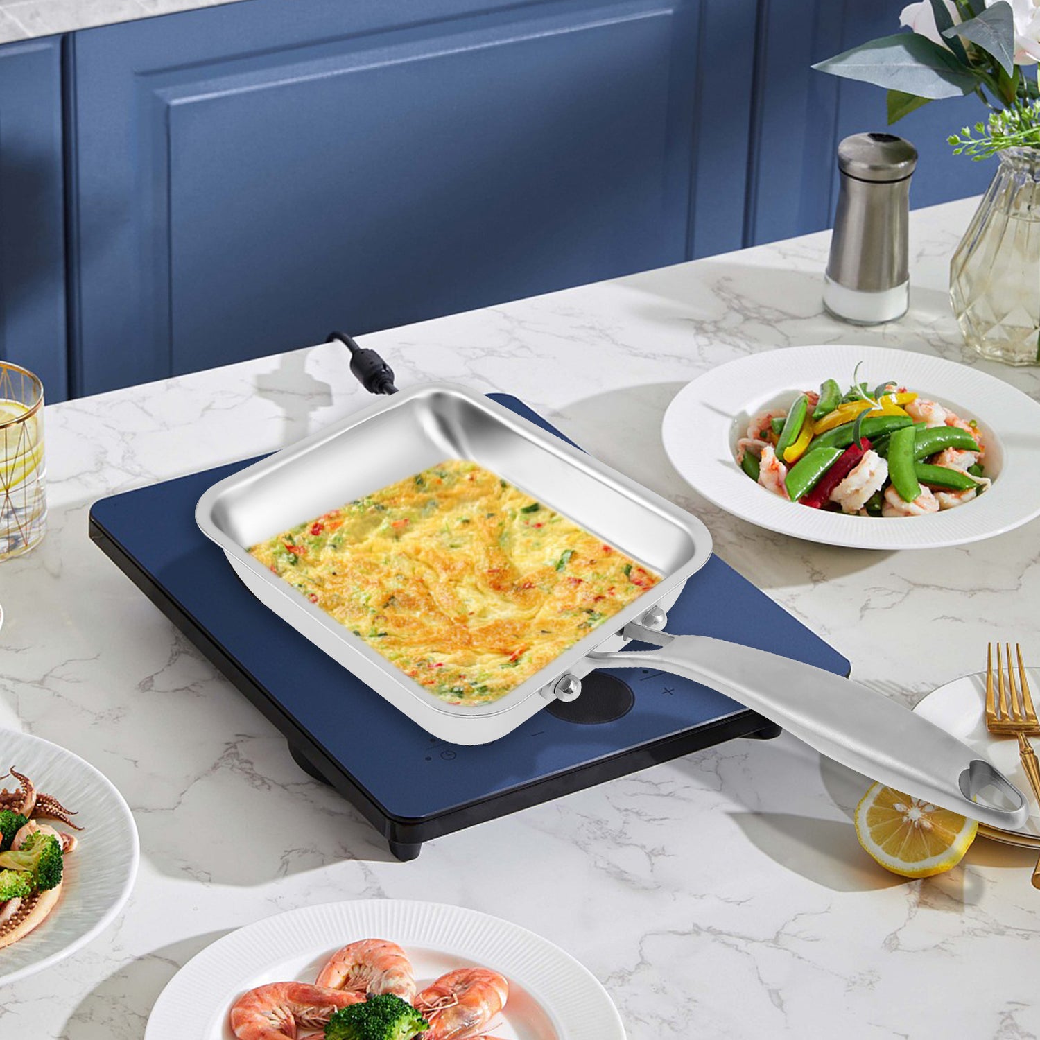 Poêle Carrée Japonaise Induction