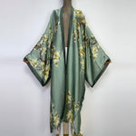 Floral kimono robe