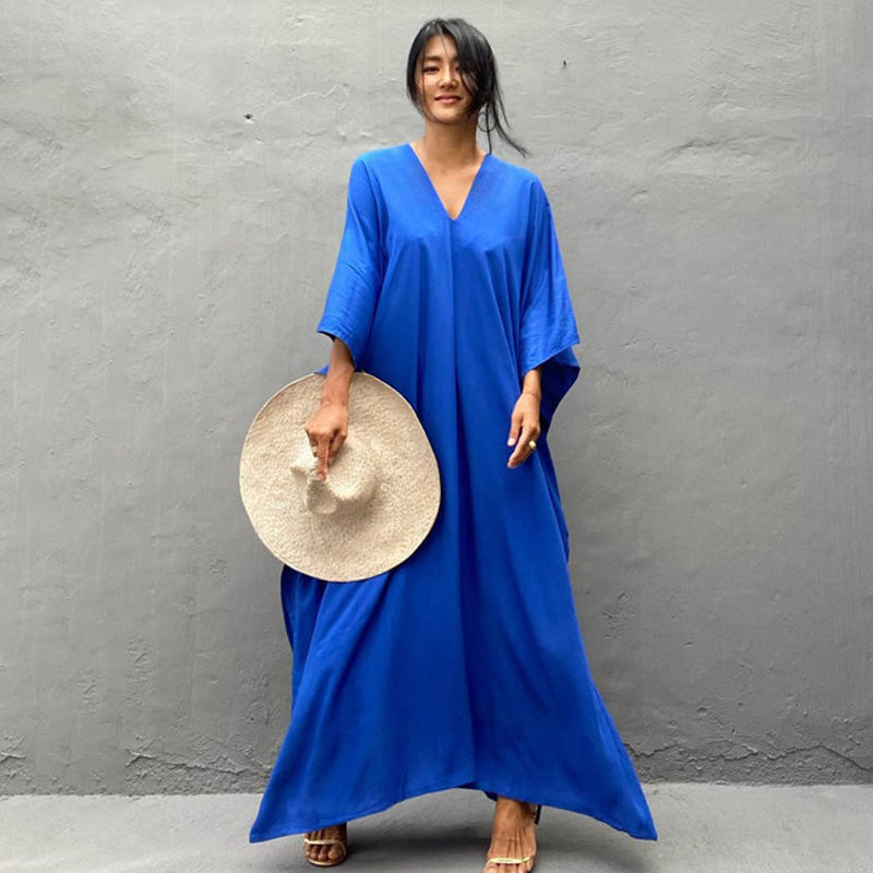 Robe Kimono Bleu