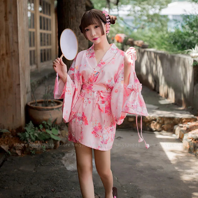 Robe Kimono Rose