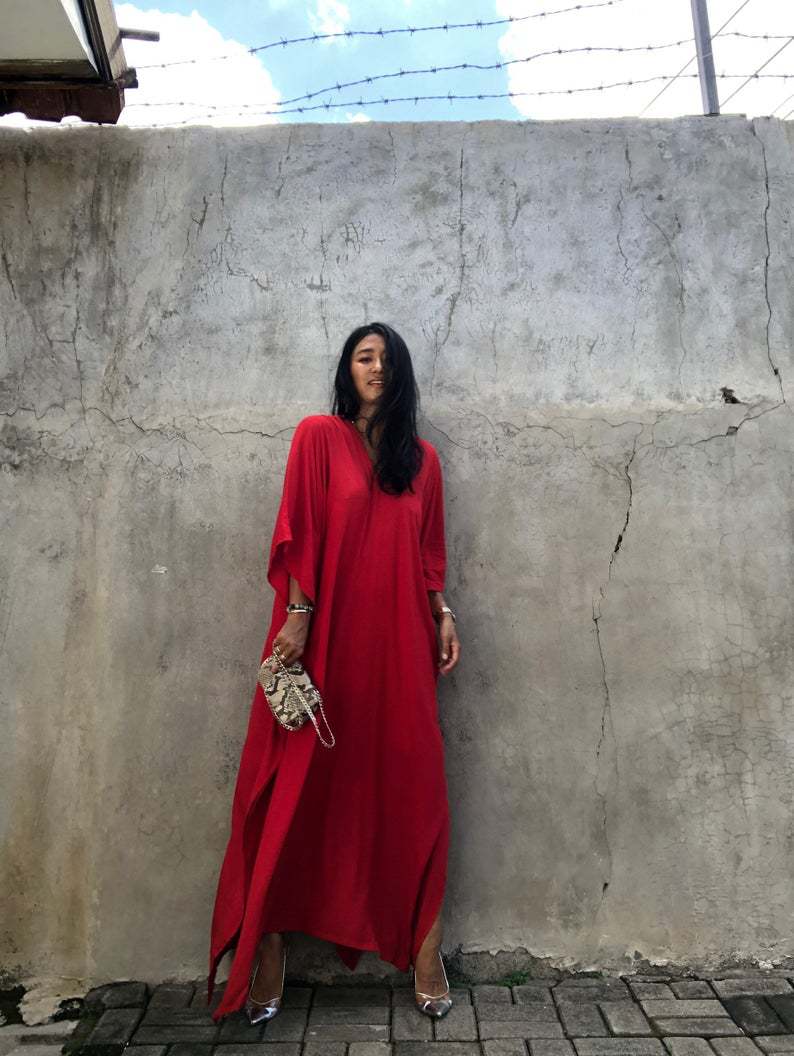 Robe Kimono Rouge