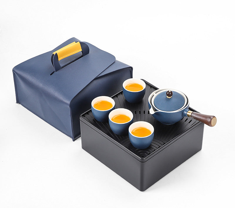 Service à Thé Japonais Bleu