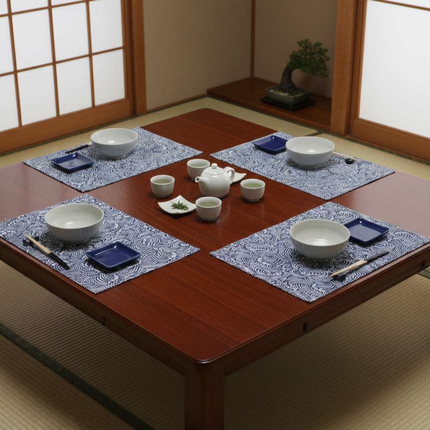Set de Table Motif Japonais
