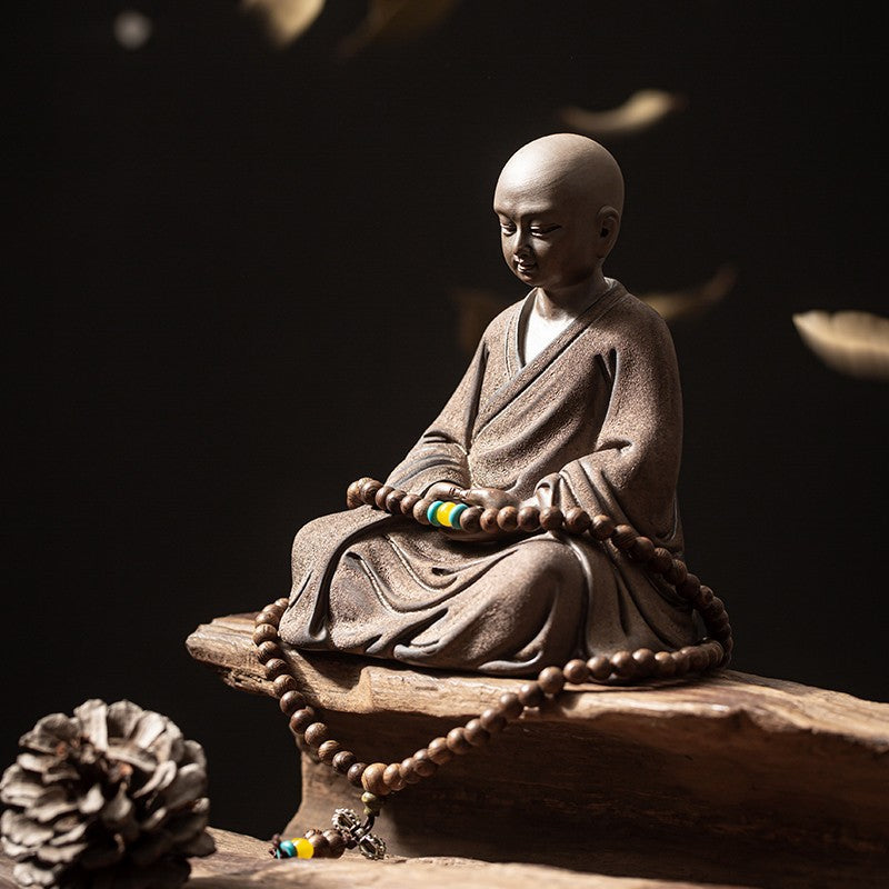 Statue Moine Zen
