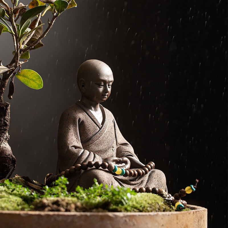 Statue Moine Zen