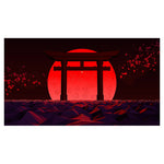 Stickers Paysage Japonais