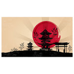 Stickers Soleil Japonais