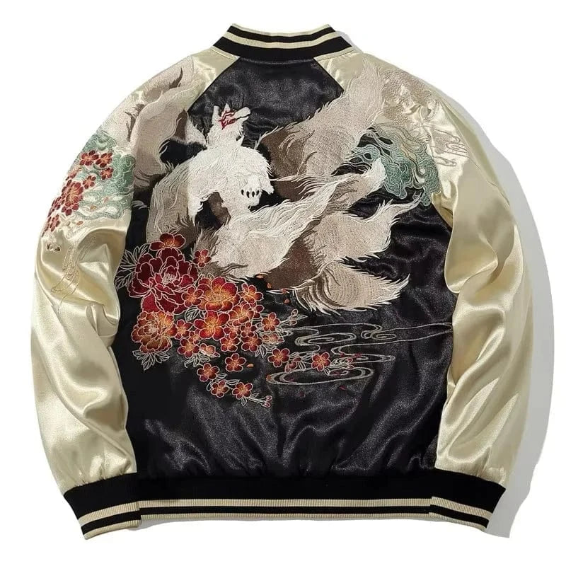 Beige / XS Sukajan Kitsune