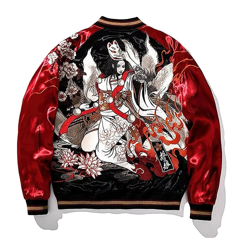 Sukajan souvenir "La danse du Kitsune"