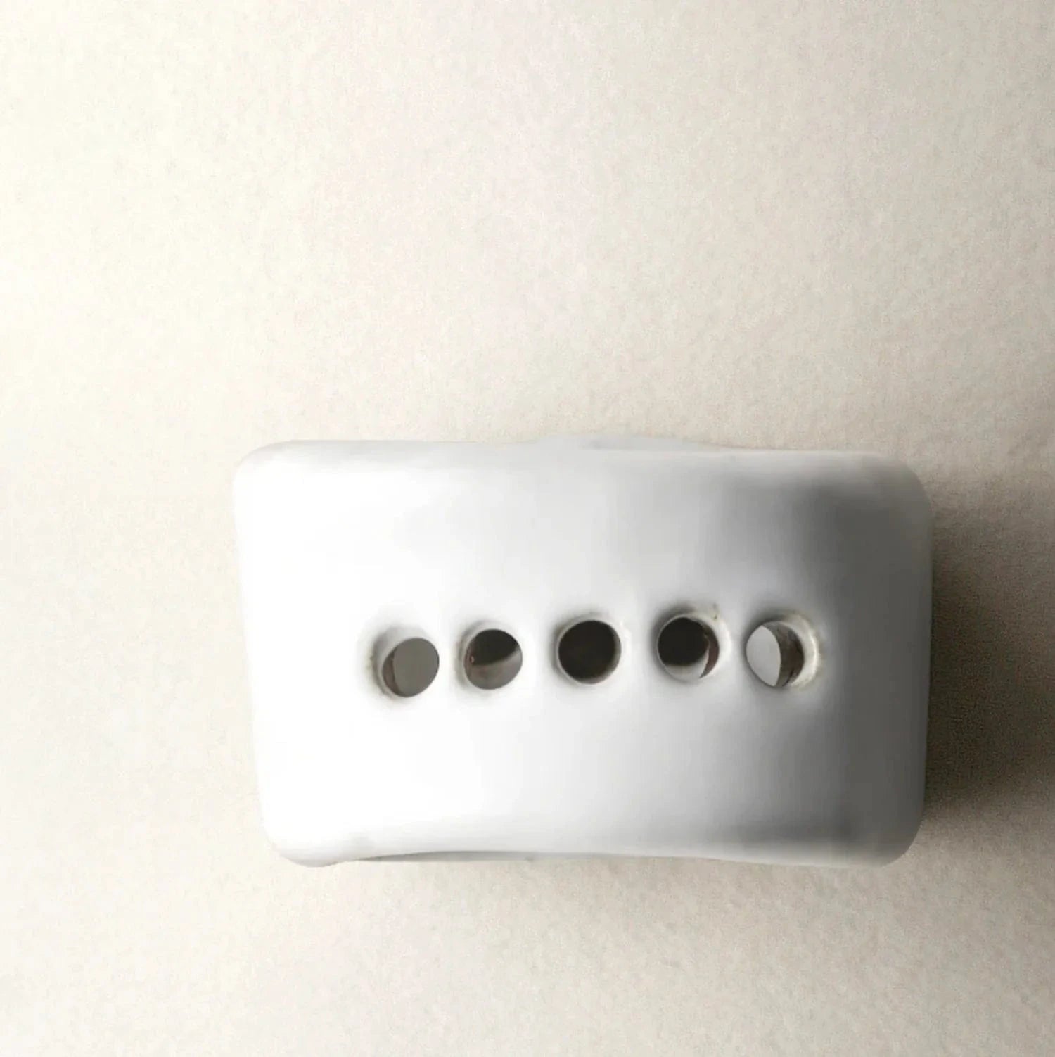 Blanc Support en céramique ikebana