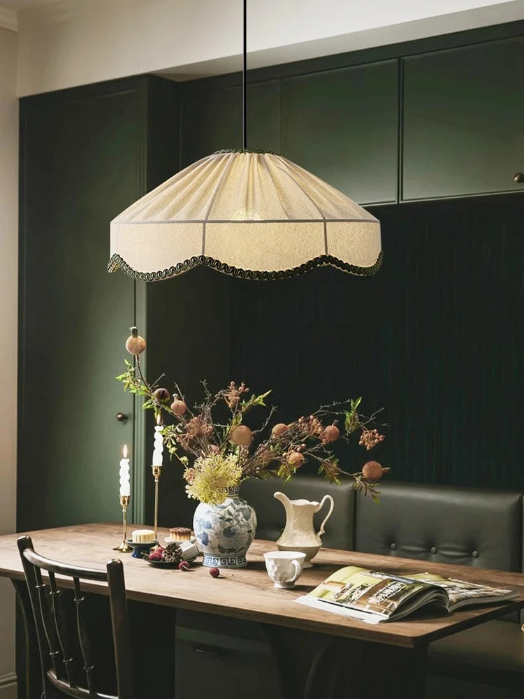 Suspension Japonaise Tissu