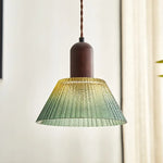 Suspension Japonaise Verte