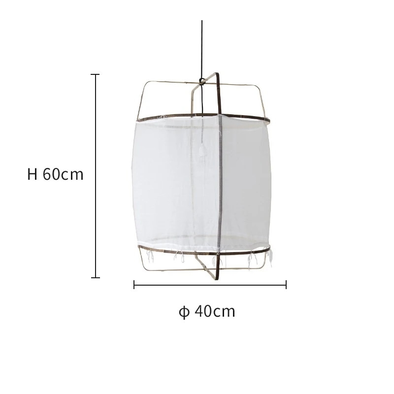 Suspension Lanterne Japonaise en Lin