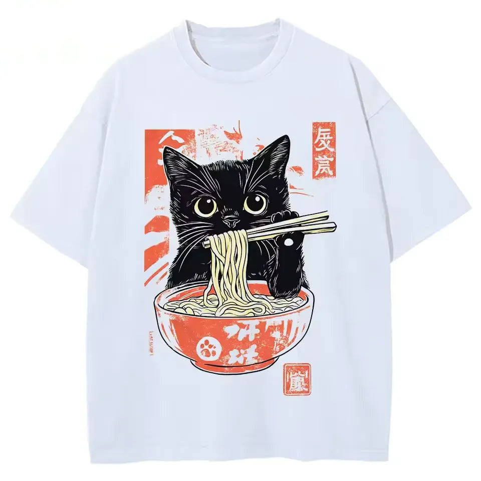 T-shirt japonais Chat mignon