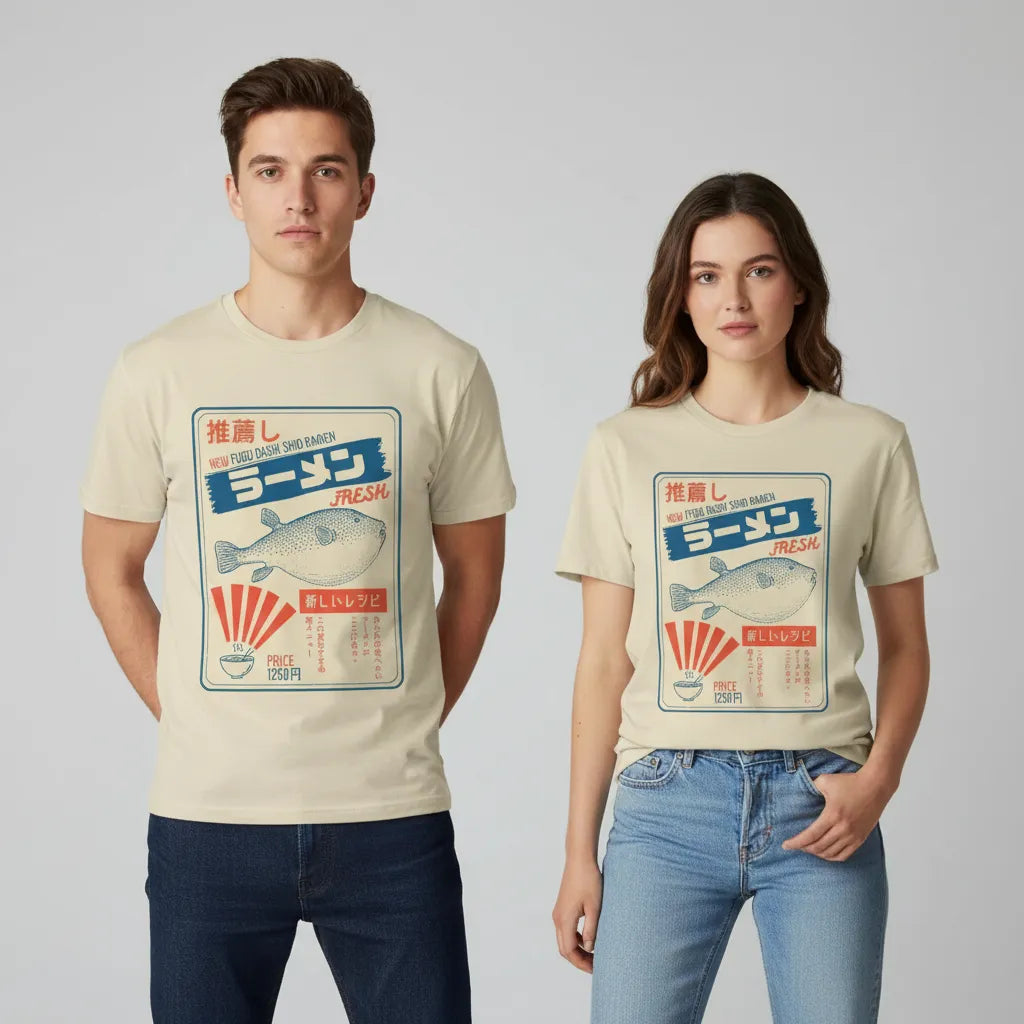 T-shirt japonais Fugu