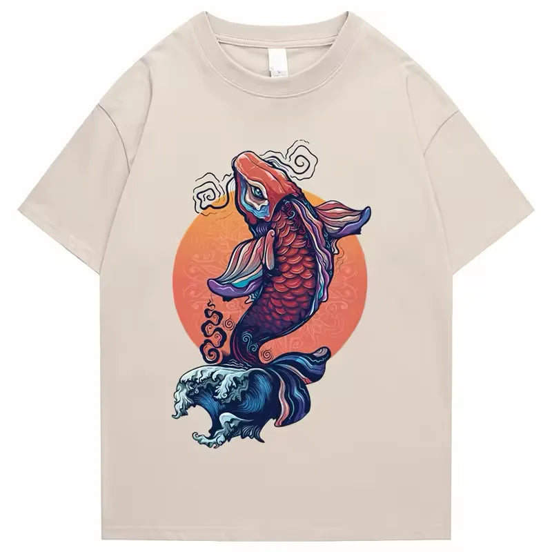 T-shirt japonais Carpe Koi