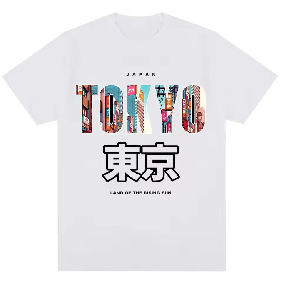 T-shirt japonais Tokyo urbain