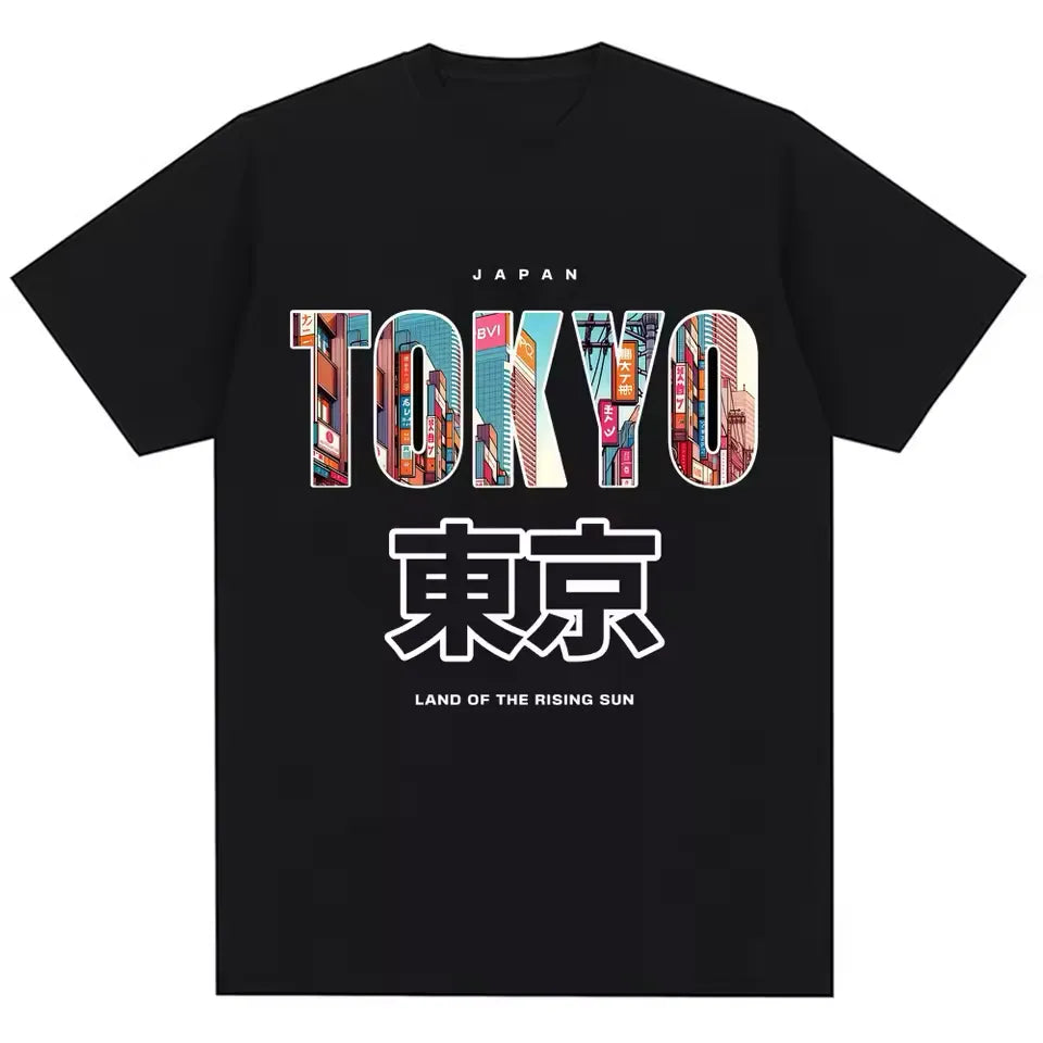 T-shirt japonais Tokyo urbain