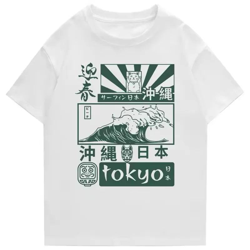 T-shirt streetwear japonais