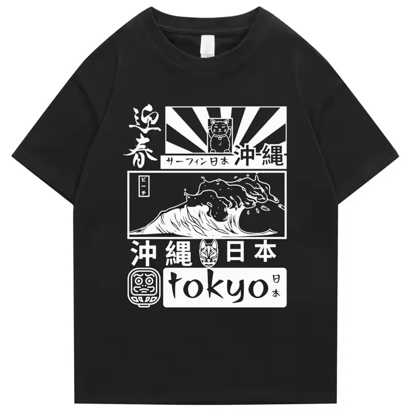 T-shirt streetwear japonais
