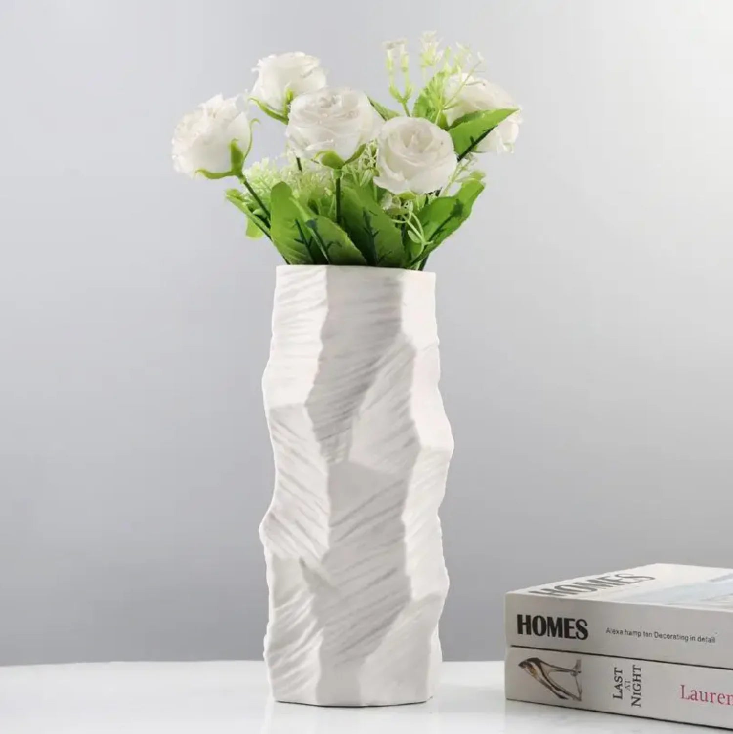 Vase japonais design blanc