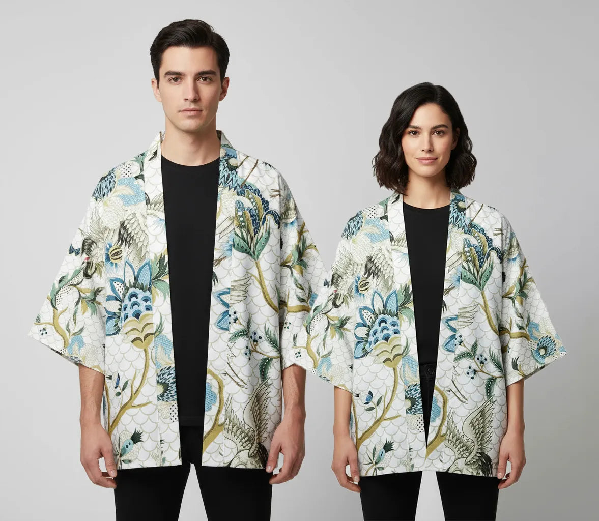 Veste Kimono Fleuri