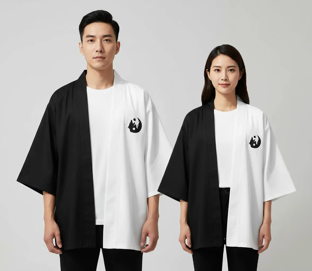 Veste kimono Yin & Yang
