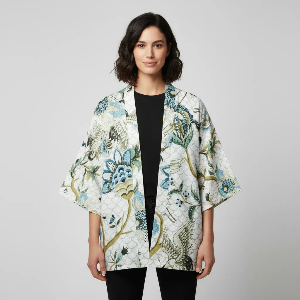 Veste Kimono Fleuri
