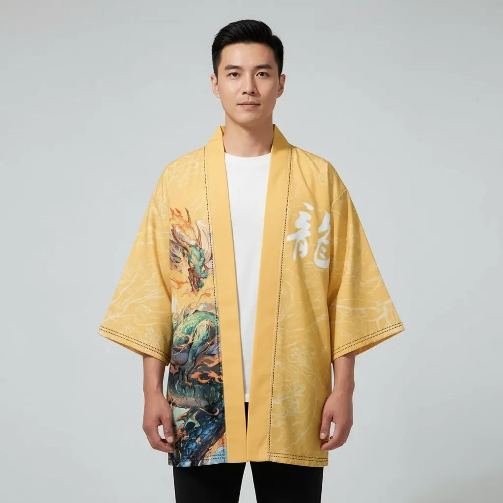 Veste kimono dragon ryujin