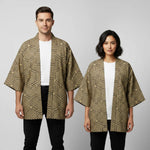 Veste kimono marron clair