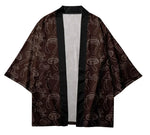 Veste kimono marron champignon