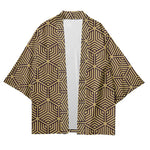 Veste kimono marron clair