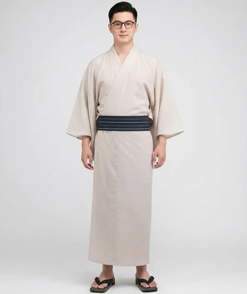 Yukata Homme beige