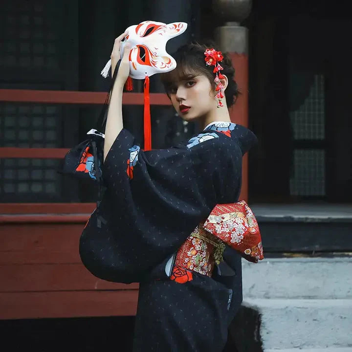 Yukata pour Femme 'Kitsune'