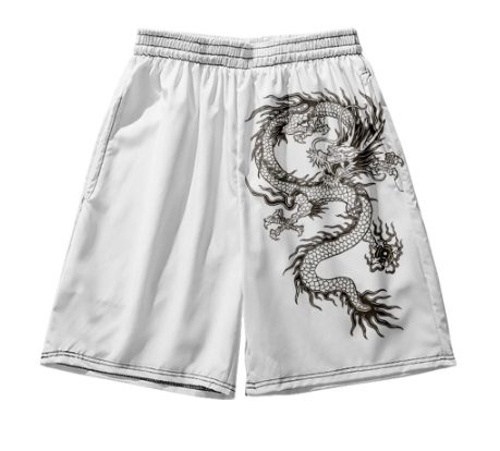 Short japonais Dragon