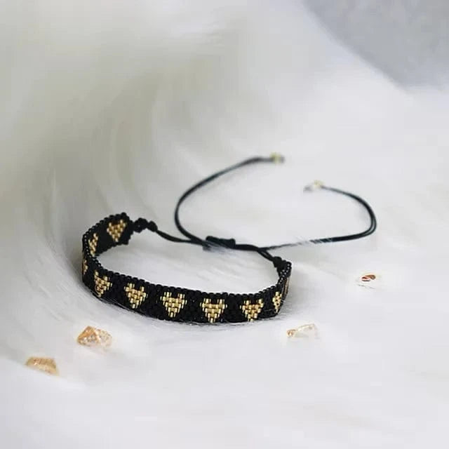 Bracelet miyuki noir