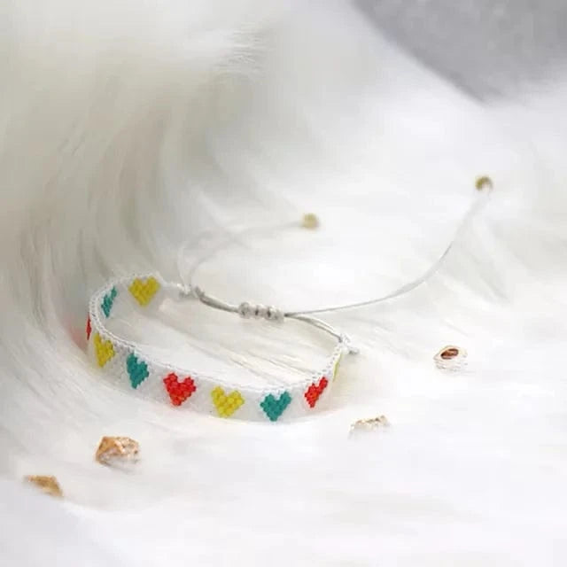 Bracelet miyuki blanc