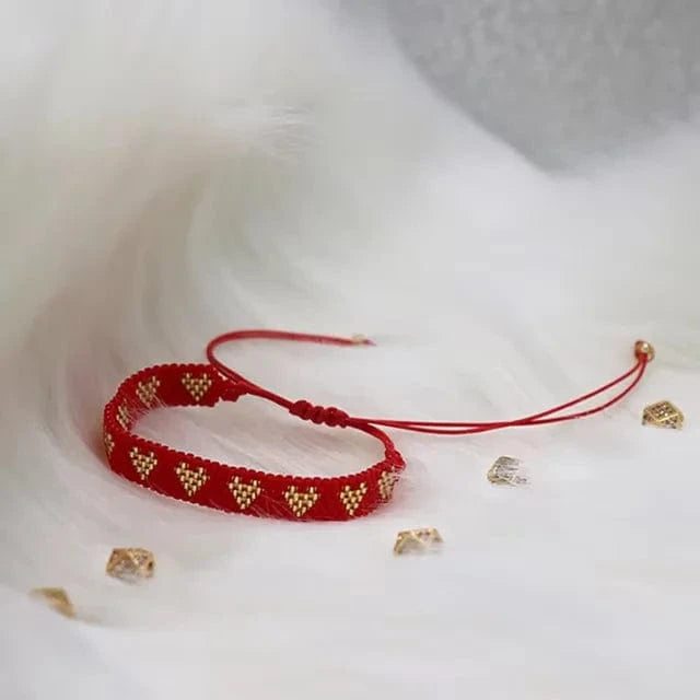 Bracelet miyuki rouge