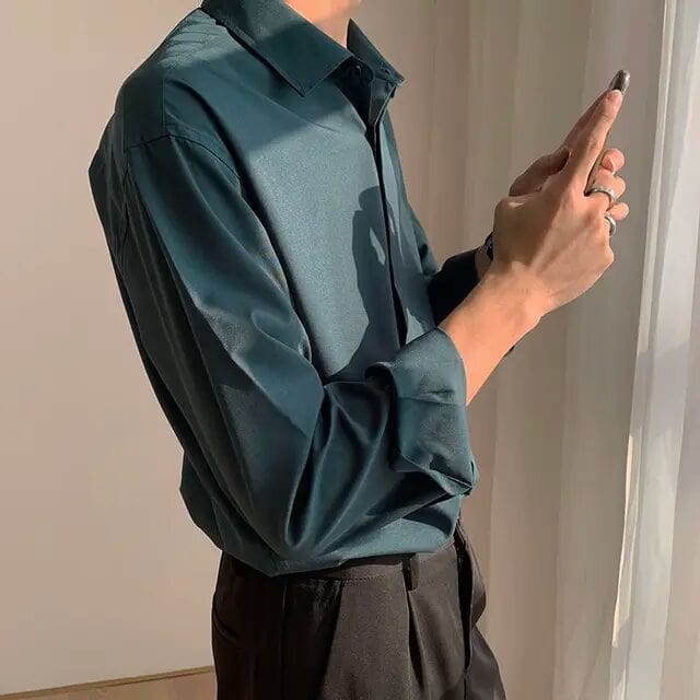 Chemise japonaise manche longue