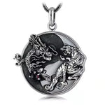 Collier dragon et tigre japonais